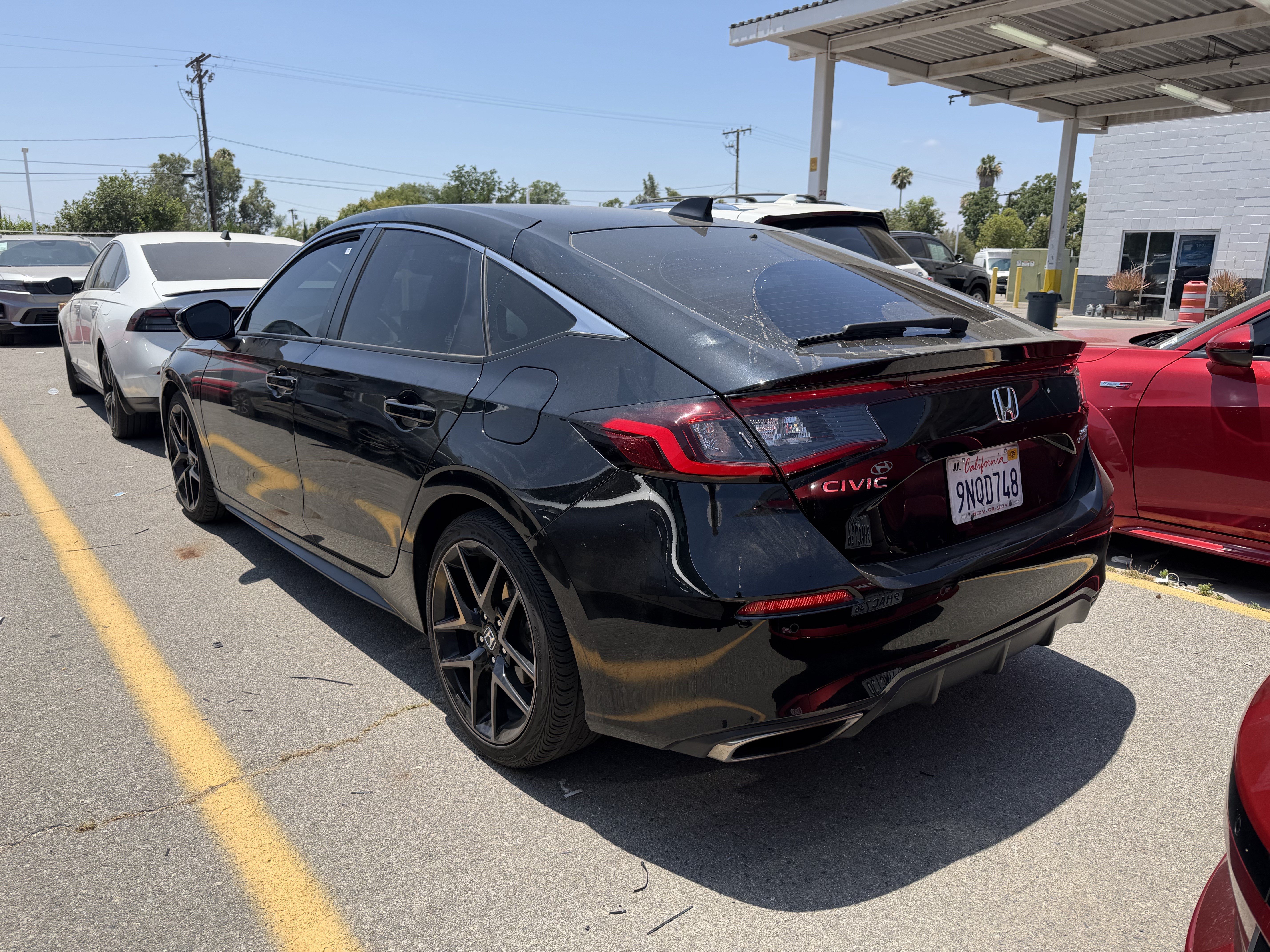 honda civic hatchback 2024 19XFL1H85RE028253 image